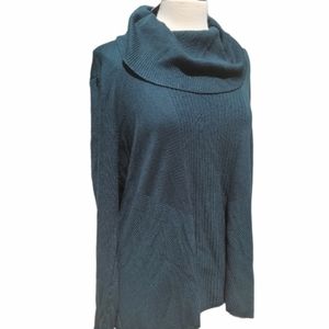 Investments Long Sleeve Cowl Neck Sweater green NWT size 2X
